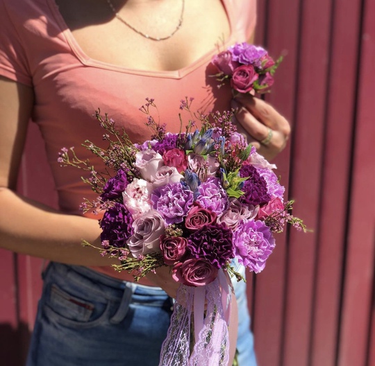 Фото Сиренево-фиолетовая свадьба