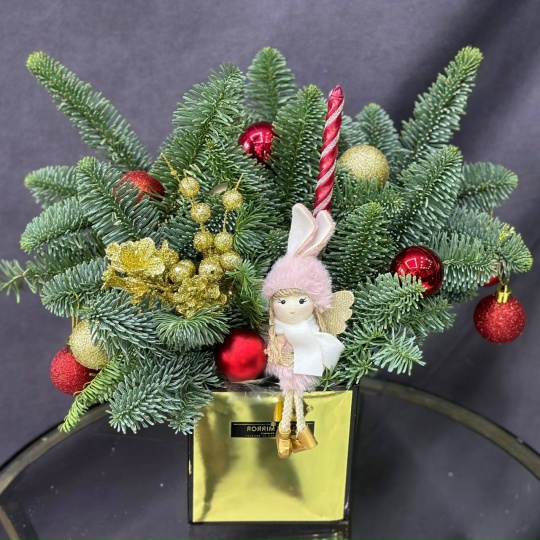 Фото Композиция Ангел со свечкой