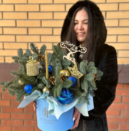 Фото Бокс Л со свечкой