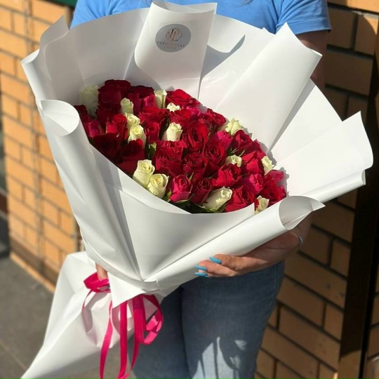 Фото 51 Роза микс 35 см