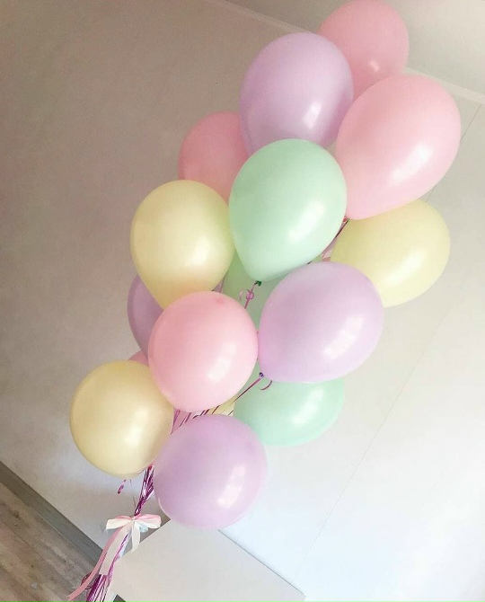 Фото Охапка воздушных шаров 17 шт