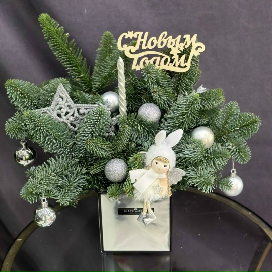 Фото Композиция Ангел со свечкой