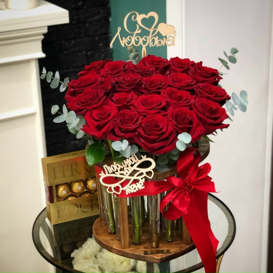 Фото РОЗА В КОЛБЕ СЕРДЦЕ 21