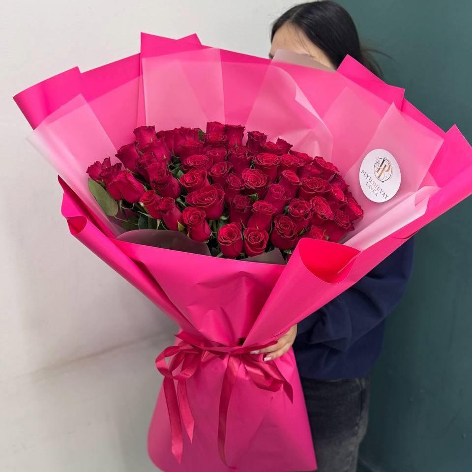 Фото 51 Роза красная 50 см